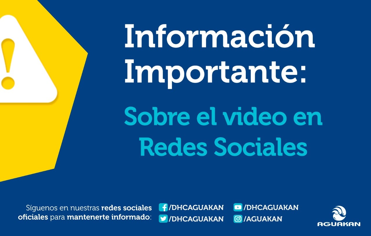 POSTURA AGUAKAN – VIDEO REDES SOCIALES