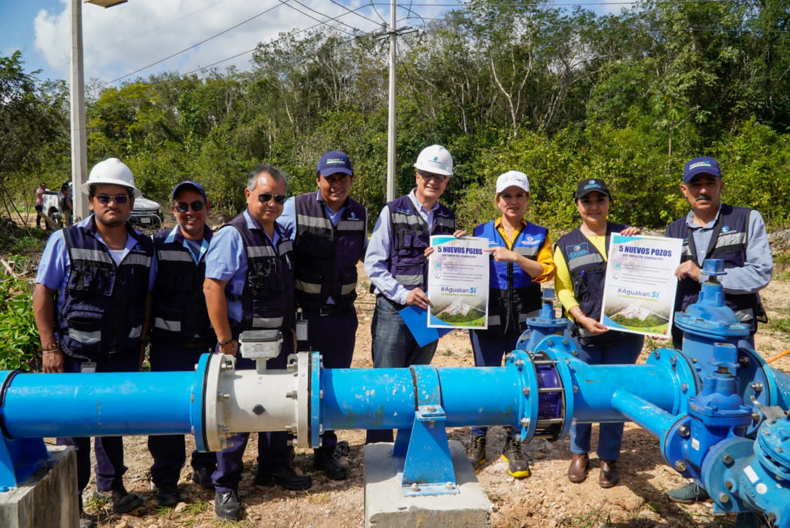 ARRANCA AGUAKAN OBRAS DE CONSTRUCCIÓN PARA 5 NUEVOS POZOS EN PLAYA DEL CARMEN