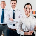 Empresarios en grupo