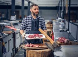 La huella hídrica en la industria de la carne