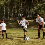 Aguakan presenta: Cascarita en tu colonia 2024. Niños entrenando