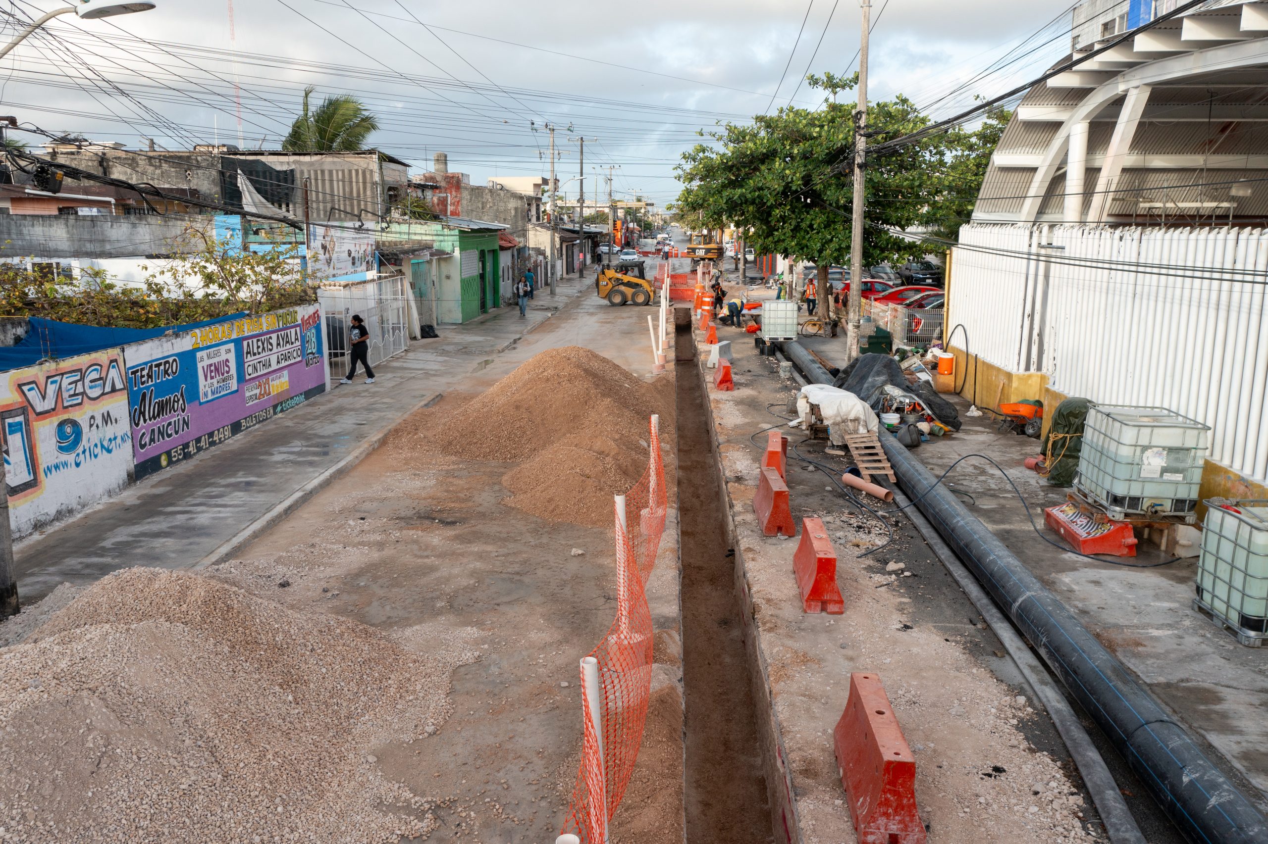 AGUAKAN INICIA OBRAS DE DRENAJE SANITARIO EN LA SM 510 DE CANCÚN