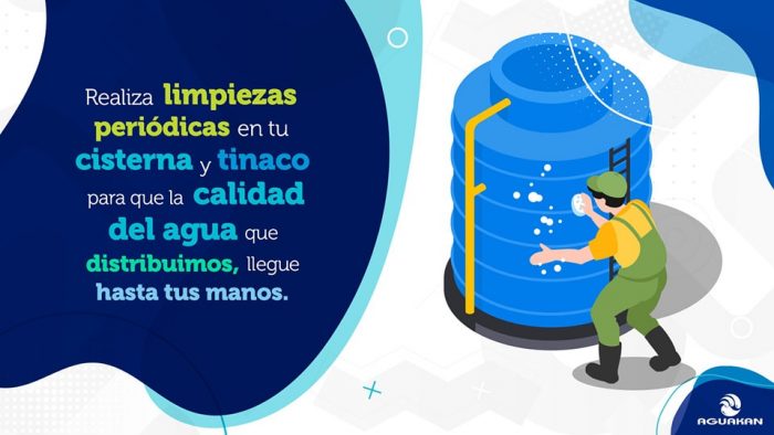 limpiar tinaco cisterna aguakan tips