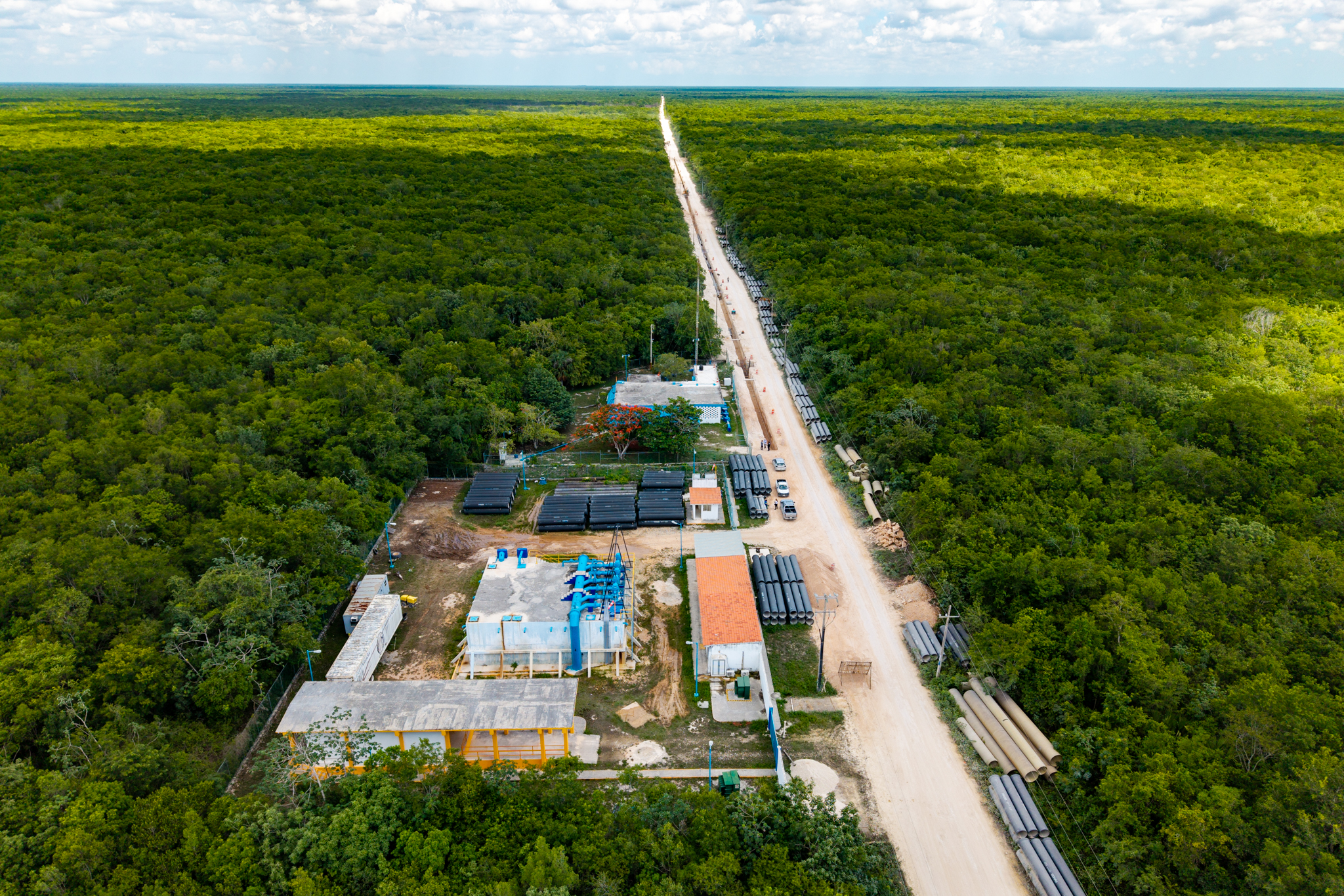 Aguakan invierte más 49 MDP en Acueducto en zona de captación para ampliar el servicio en Cancún