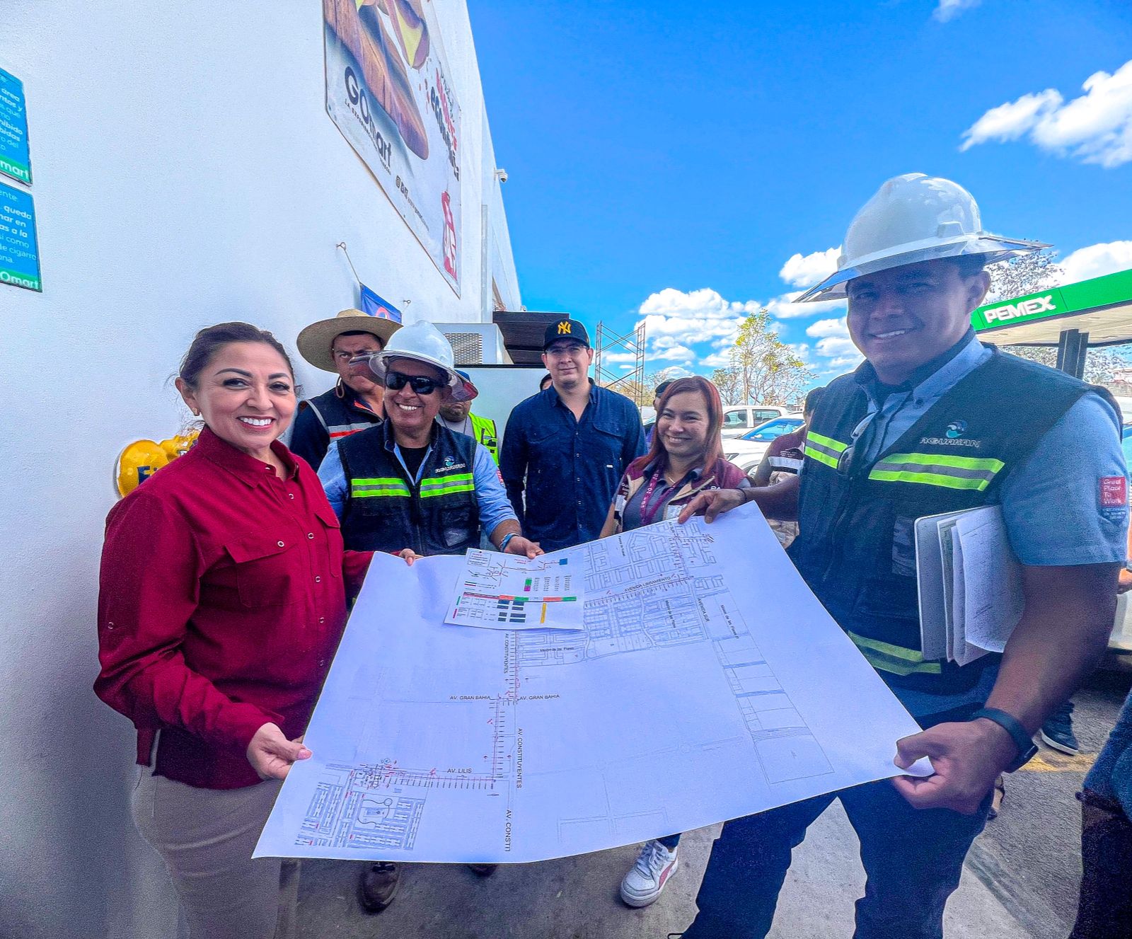 Aguakan reafirma coordinación con autoridades municipales en recorrido por Playa del Carmen