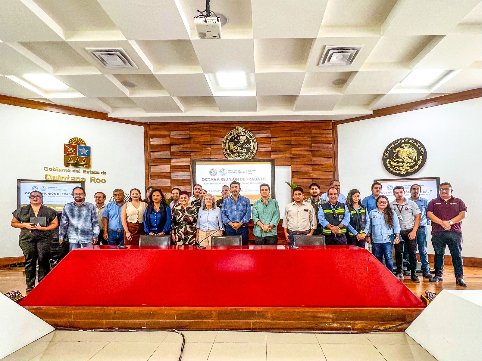 Regidores de Playa del Carmen reconocen el trabajo y la coordinación de Aguakan en mesa de servicios públicos